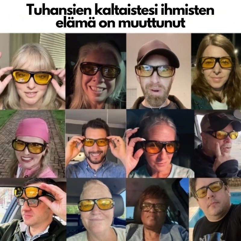 Yönäkölasit™ – Vähemmän valojen häikäisyä