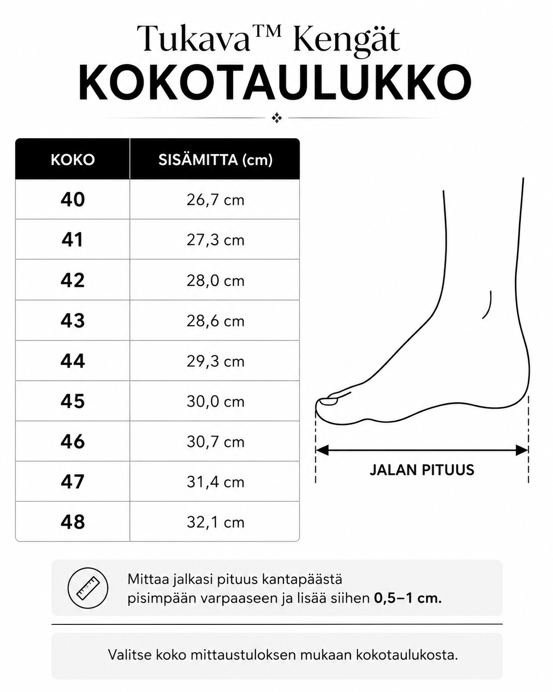 Tukava™ Kengät – Tukevasti mukava askel